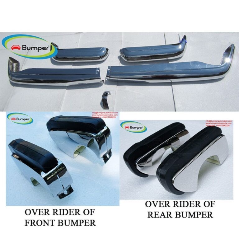 mercedes-pagode-w113-1963-1971-bumpers-with-overriders